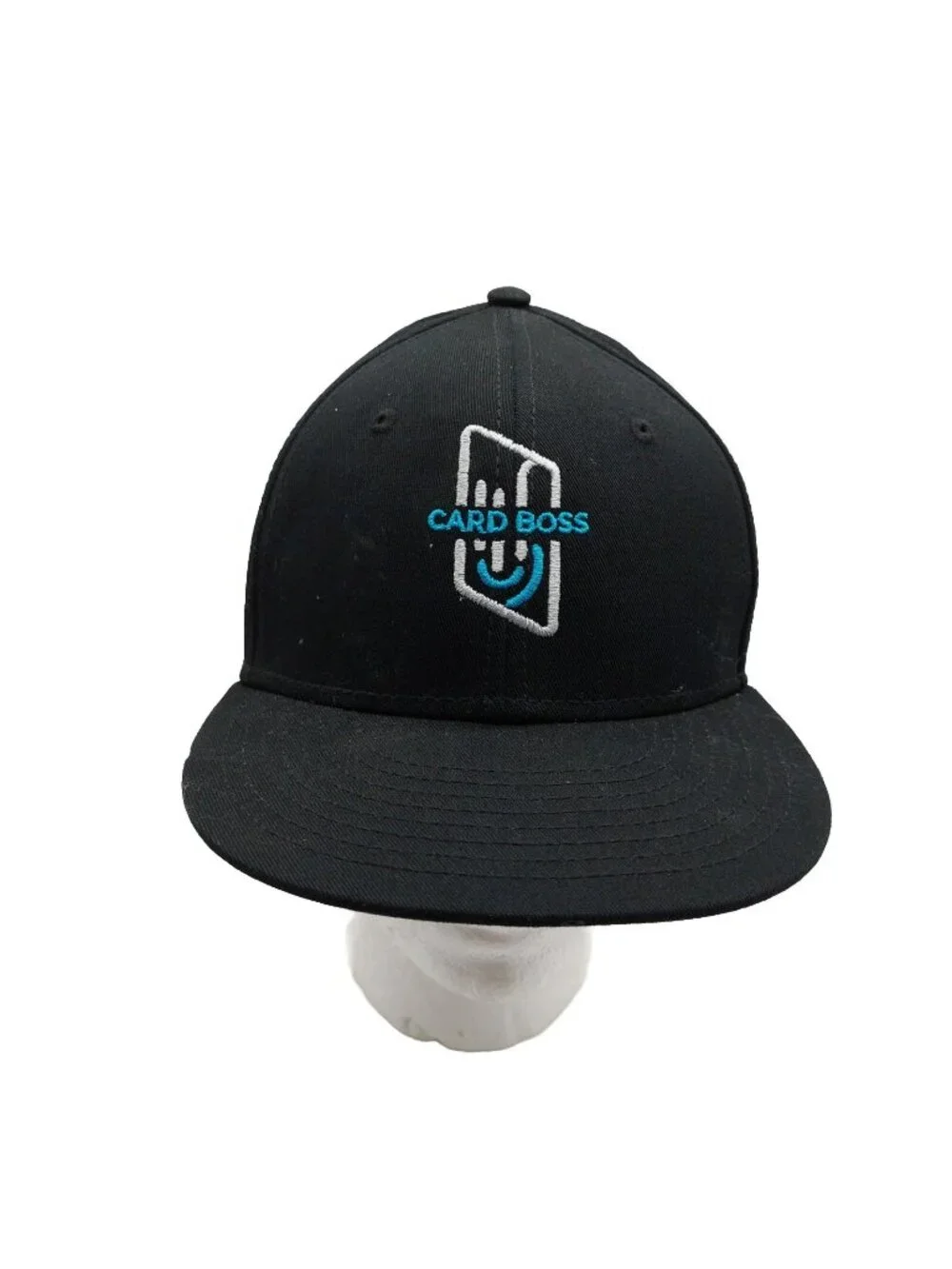 Card Boss Black Snapback Hat Embroidered